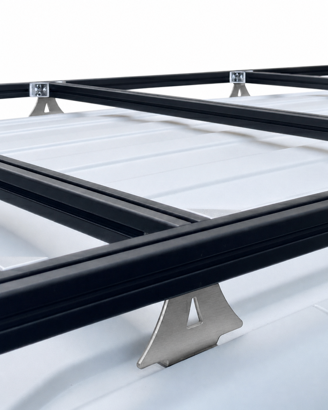 V2A Winkelset passend für VW T5/T6 für DIY Dachträger kurzer Radstand (8 Winkel)